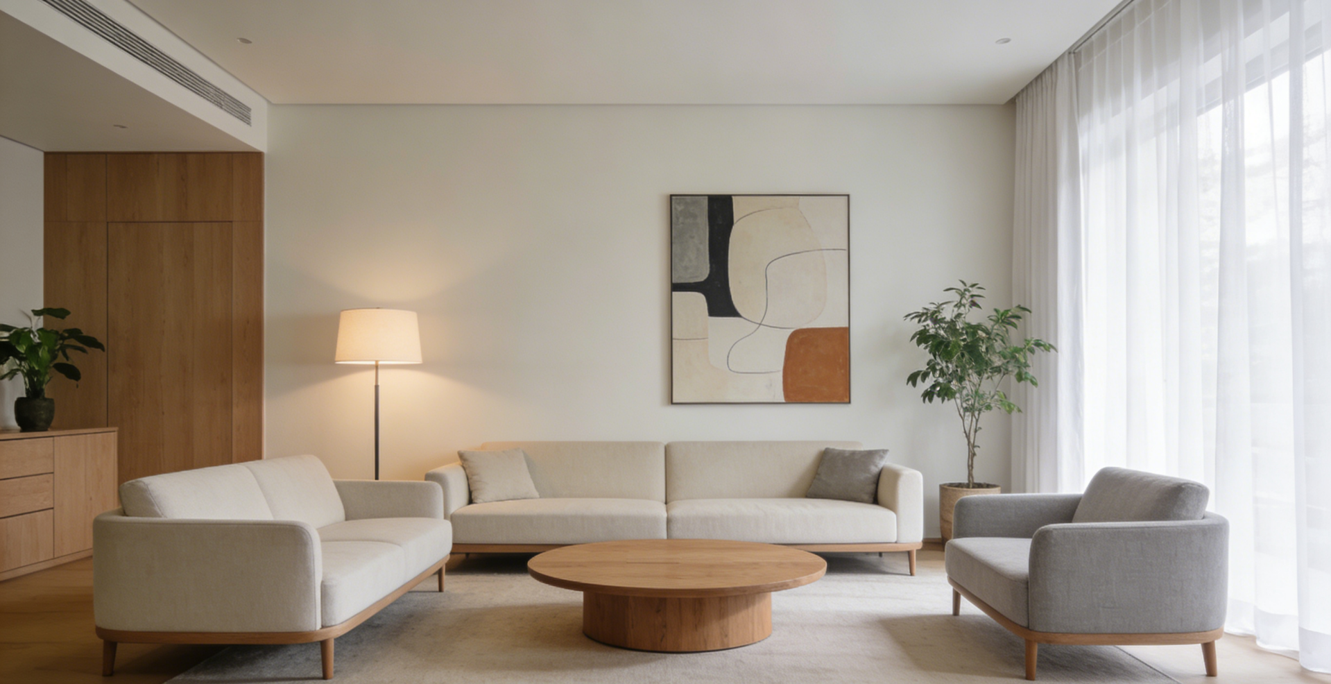 用北欧风打造一间会呼吸的客厅